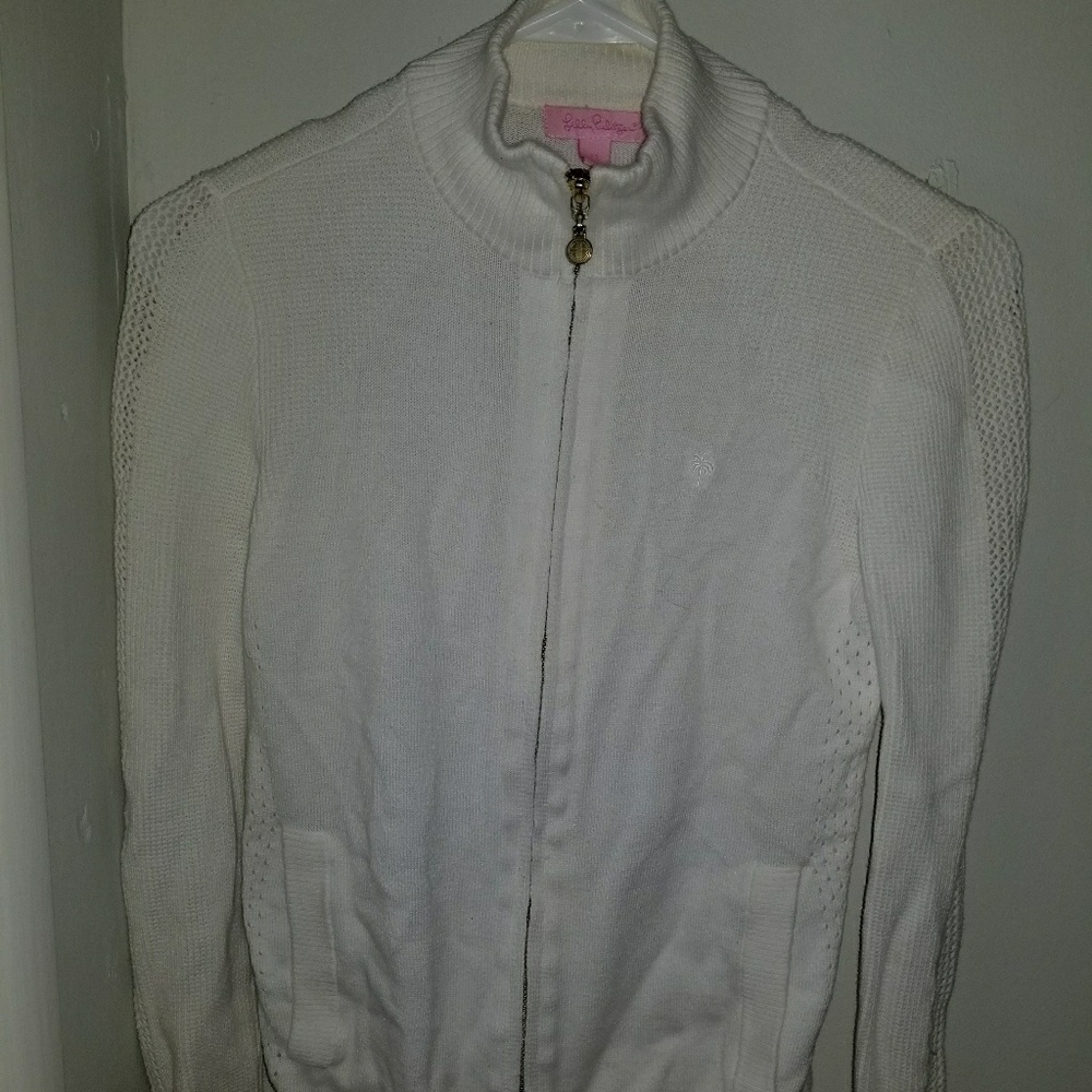 Sample Zipup sweater with gold details xs